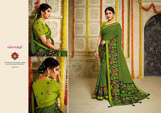 Karma By Mintorsi 26001-26012 Designer Sarees Catalog